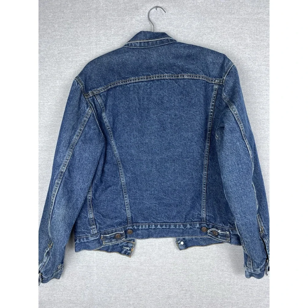 Vintage Levis 70506 0316 Blanket Lined Denim Trucker Jacket Made in‎ USA Mens 40